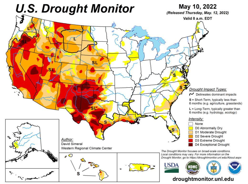 Drought Map 05/10